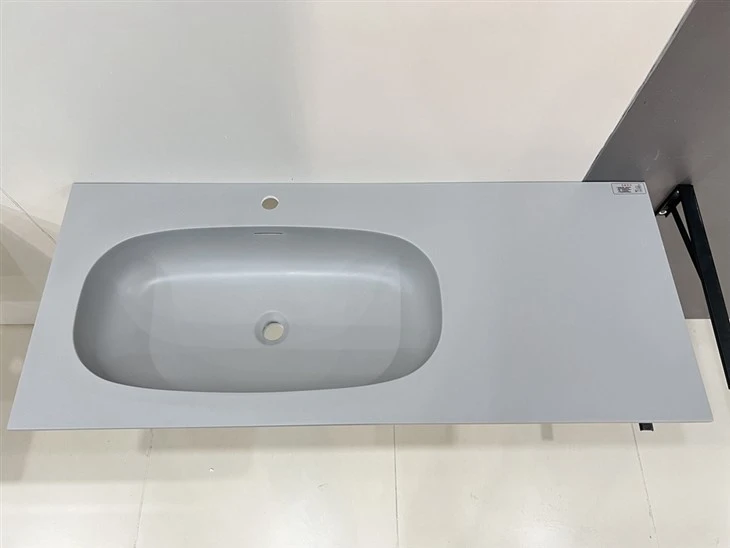 Round Basin Resin Bathroom Countertop