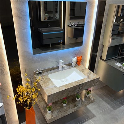 人工石バスルームスレートキャビネット