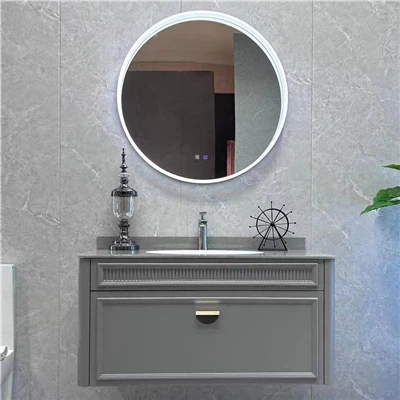 フローティングバスルーム木製キャビネット